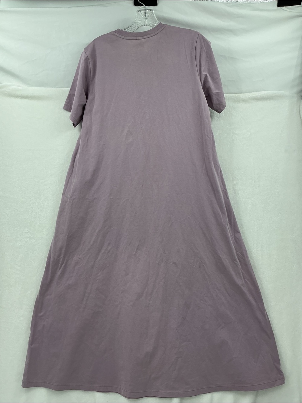 Uniqlo Lavender Short-Sleeve Midi Dress 1209 - Picture 6 of 6